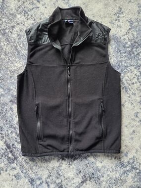 Black Vineyard Vines Women's Harbor Fleece Vest Size Small